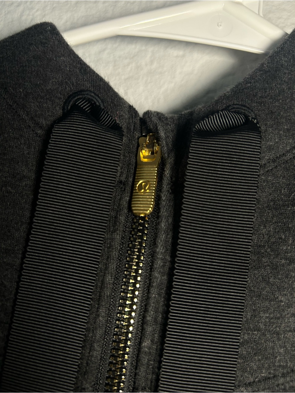 Lululemon yoga jacket with Gold Hardware
